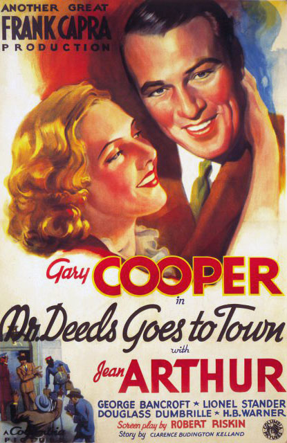 Poster for Mr. Deeds Goes to Town